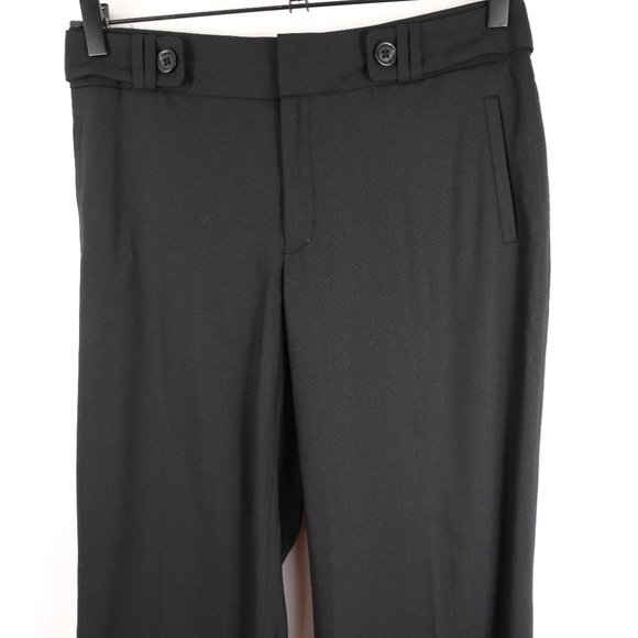 Banana Republic Jackson Fit Pants Womens Stretch Size 10 L Navy Blue - Picture 2 of 11